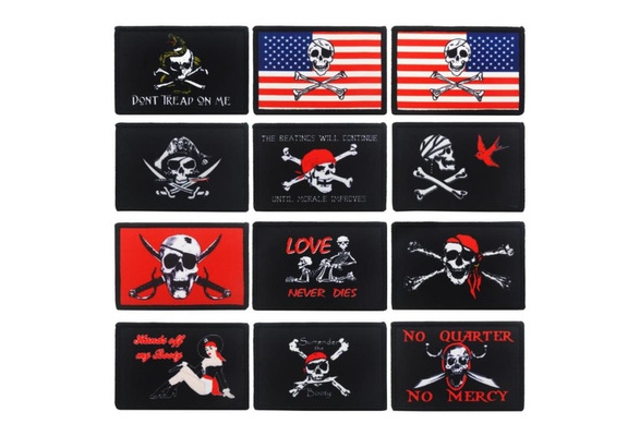 Skull Printed Patch Emblem Love Badge Sex EMT Medic Snake