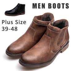 ankle boots, vintageboot, Plus Size, leather shoes