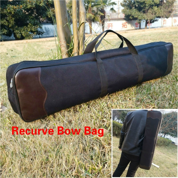 32" Archery Recurve Bow Bag Takedown Carry Case Hand Shoulder Target Bow Hunting 