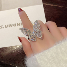 butterfly, DIAMOND, Jewelry, Exaggeration