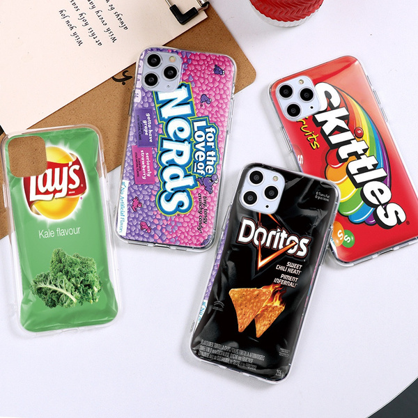 Skittles Doritos Lays Chip Phone Case for OPPO A5 2020 A9 2020 A5s A3s Reno2 Z F 3 A59 A37 A71 A92 F11 Realme C11 Motorola Moto G8 G7 Power E6 G5 G6