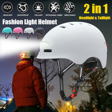 Helmet, Fashion, Bicycle, warninglighthelmet