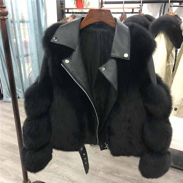 faux fur coat elegant