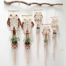 decoration, hangingbasket, Owl, walldecoration
