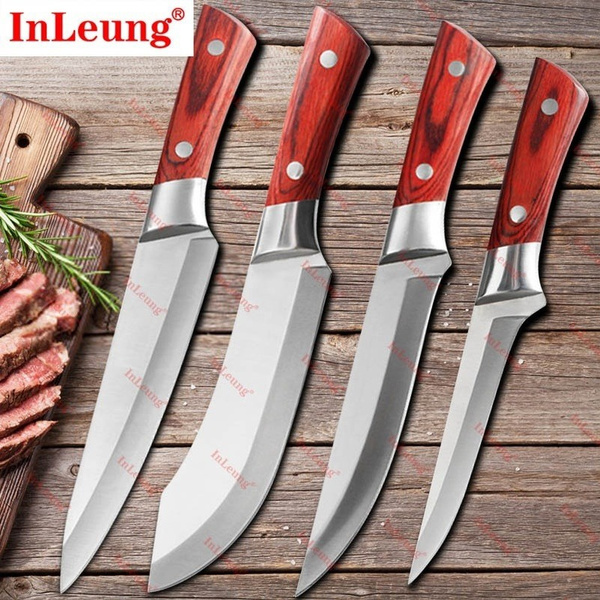 Kitchen Knives Set Sharp Stainless Steel Professional Chef Knife Meat  Cleaver