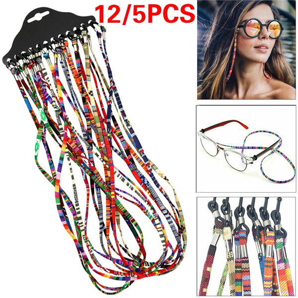 Sunglasses Strap Cotton Chain Reading Glasses Neck String Holders Eyewear Cords
