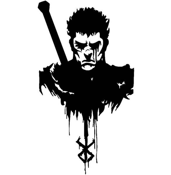 Guts the 100 Man Slayer - Anime And Manga - Sticker