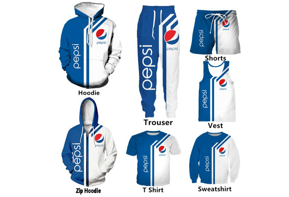 HOT SALE Pepsi New Sportswear 3D Printing Pepsi Men/women