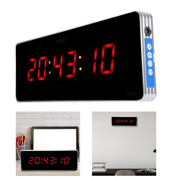 Household Digital Led Calendar Clock Temperature Wall Clocks 