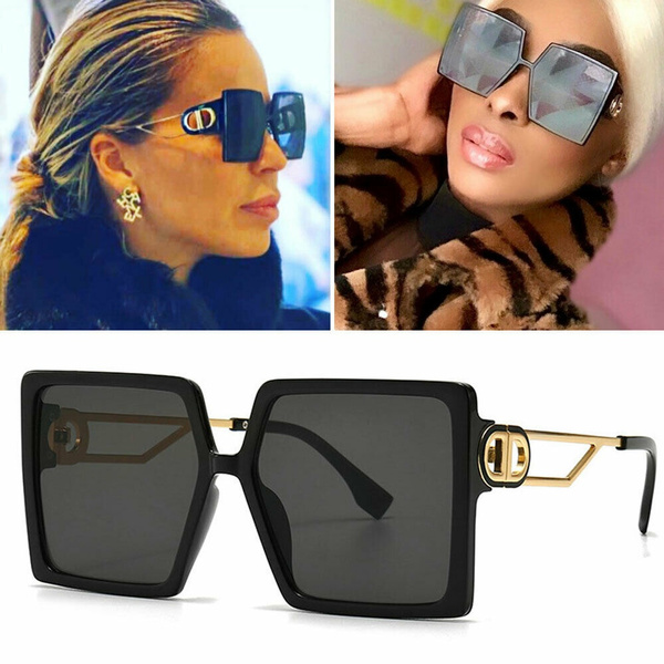 Mens Womens Sunglasses Fashion Square Flat Top Sunglasses Women