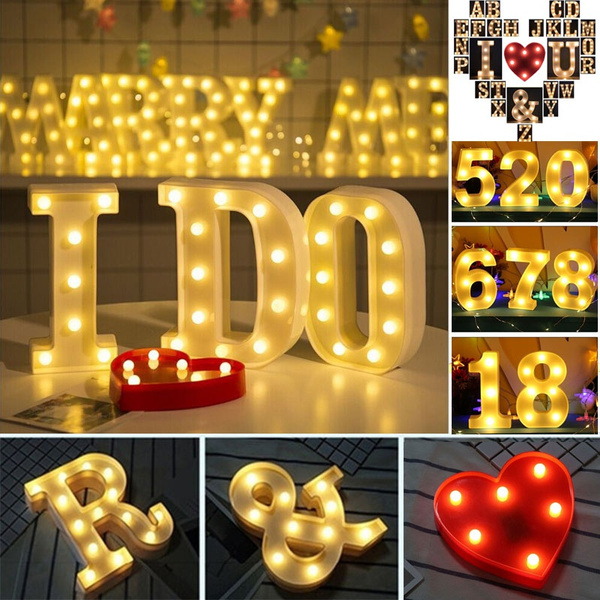 Letters Large Led Light, Light Decoration Letter