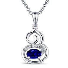 925 sterling silver necklace, Sterling, DIAMOND, Jewelry