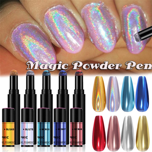 How to use Nail Powders and Pigments without UV gel