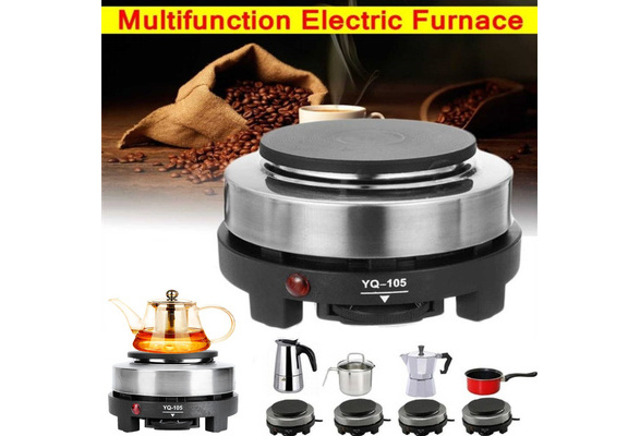 500W Mini Electric Heater Stove Hot Cooker Plate Milk Water Coffee Heating Furnace Multifunctional Kitchen Appliance US Plug(US Plug)