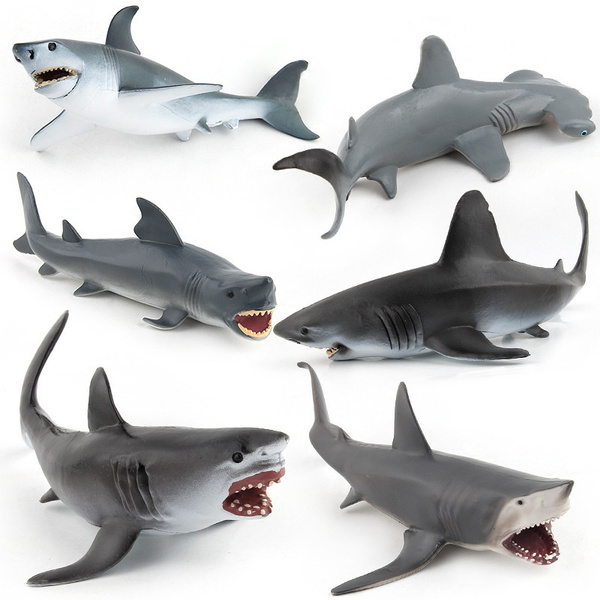 Lifelike Shark Shaped Toy Realistic Motion Animal Model for Kids NE W 