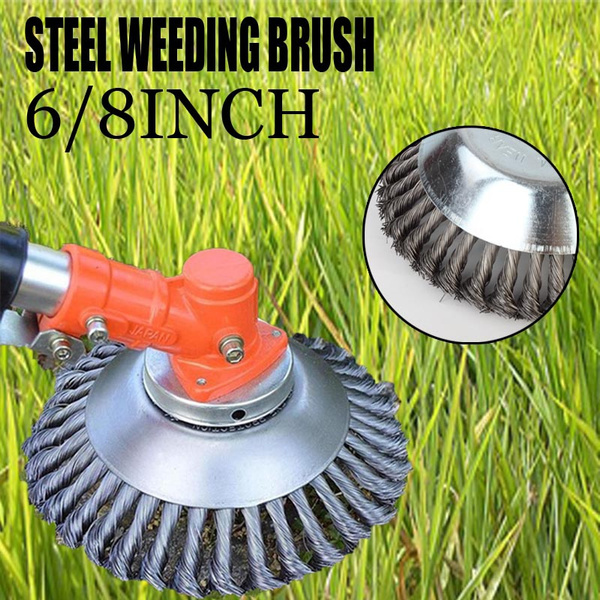 6/8 Inch Grass Trimmer Steel Wire Trimming Head Rusting Brush Cutter ...