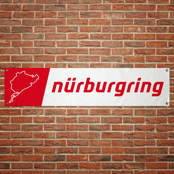 Nurburgring Vinyl Banner Sign Garage Workshop Adversting Many Size Free Shipping 