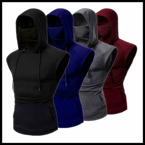 Sleeveless ninja online hoodie