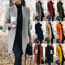 woolen, Casual Jackets, Plus Size, Winter