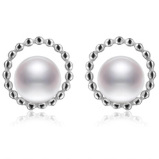 earringswoman, Earing, Pearl Earrings, Stud Earring