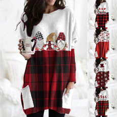 women pullover, christmasclothing, Plus Size, Christmas
