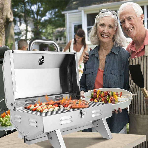 Bbq Grill Oven Gas Stainless Steel, Outdoor Grill With Oven