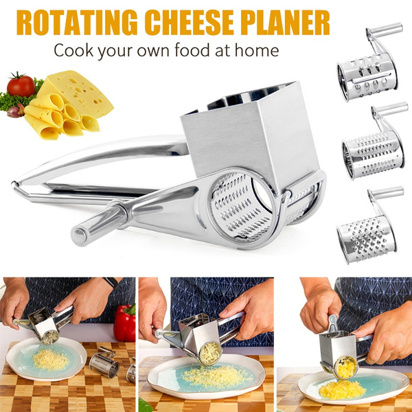 Hand Crank Rotary Cheese Grater Stainless Steel Vegetable Cheese