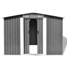 Steel, building, shed, Outdoor
