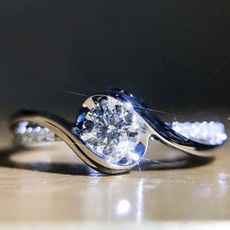 Sterling, White Gold, Fashion, wedding ring