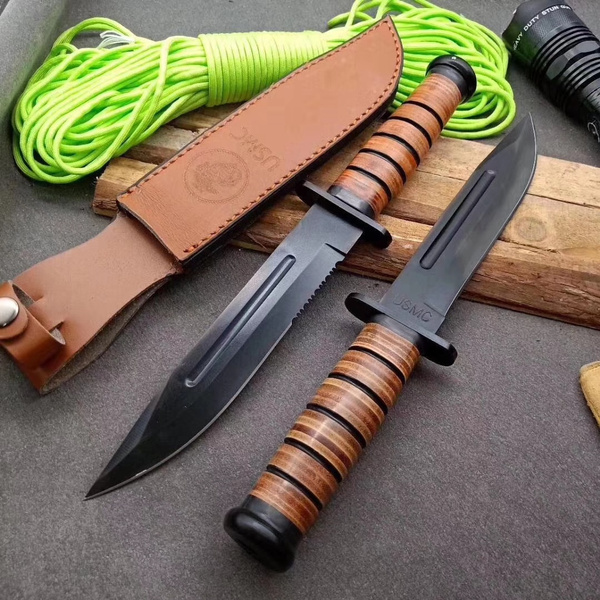 Tactical Combat Knives KA-BAR 1217 Full Size USMC Fighting Knife 7