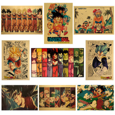 art, Dragon Ball Z, animal print, Posters