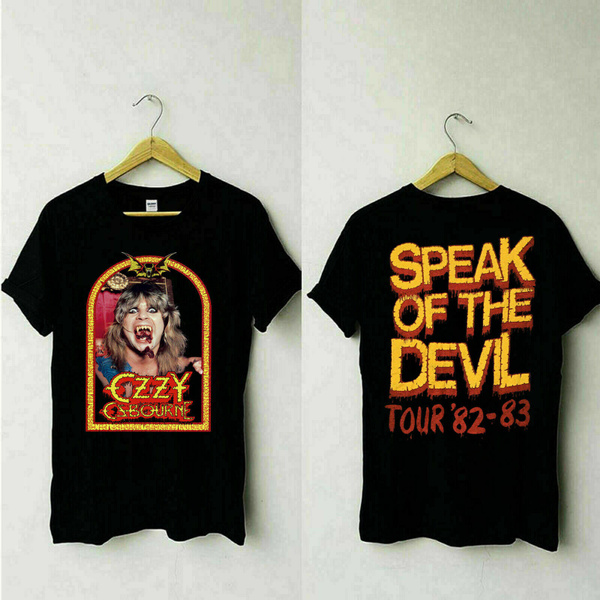 Ozzy osbourne speak of the best sale devil shirt