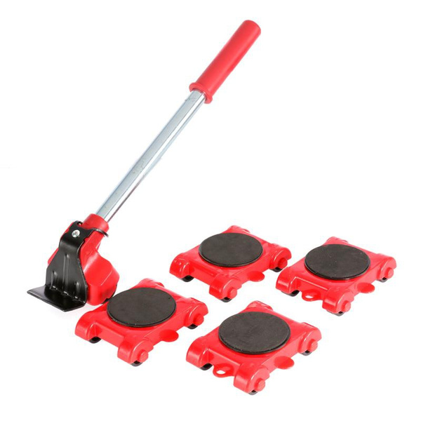 5Pcs Furniture Lifter kit Lifting Moving Slider Mover Transport Set Tool Removal 5Pcs Furniture Lifter kit Lifting Moving Slider Mover Transport Set Tool Removal