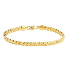 yellow gold, Chain Necklace, gold bracelet, Chain