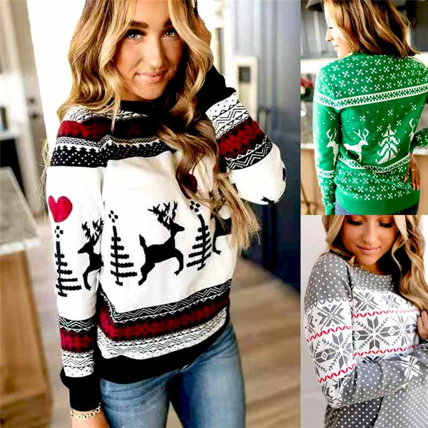 Elegant womens christmas on sale sweaters