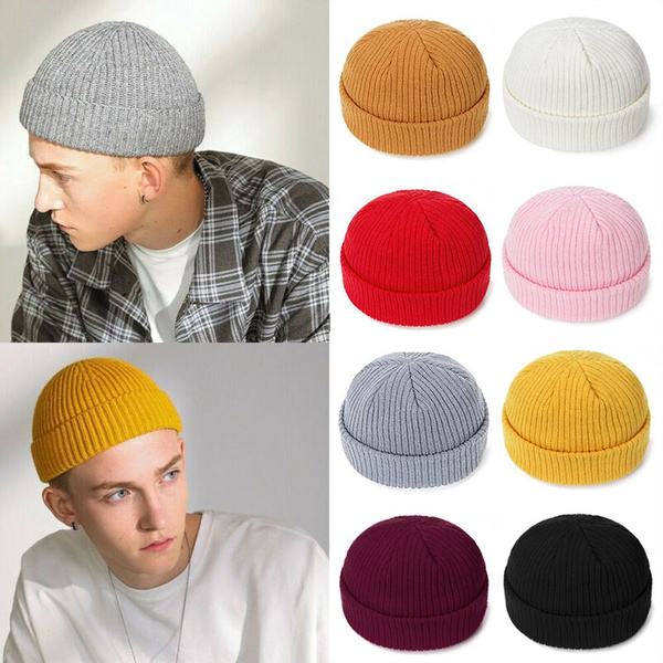 IWINTER Autumn Winter Beanie Hat For Men Women Stretch Knitted