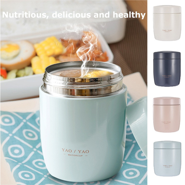 Thermos Lunch Box Stainless Steel Portable Food Soup Containers Vacuum Flasks 