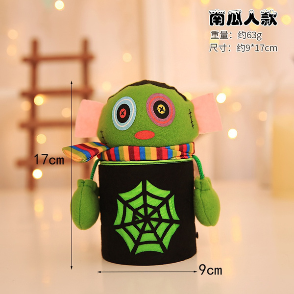 2019 Halloween Gift Candy Jar Plastic Cookie Cans Pumpkin Zombie Ghost ...