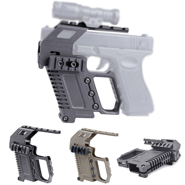 Tactical Pistol Accessories Airsoft Gun Mount for G17 18 19