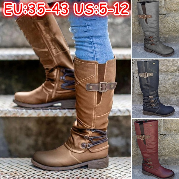 plus size long boots