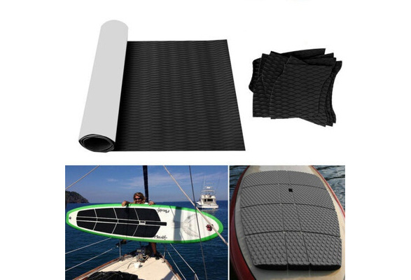 Trimmable DIY EVA Foam Sheet for Boat Kayak Canoe Yacht Pool Skimboard Step Surfboard SUP Board 4 Pieces 15in x 10in HXBYX Non-Slip Deck Pad Grip Mat Traction Mat 