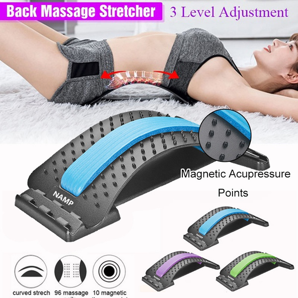 Magic Back Massager Stretcher Equipment Back Massage Tools 3Height
