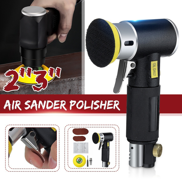 Air Angle Sander Mini Pneumatic Polishing Grinding Machine With Sanding Pad U3Q3 