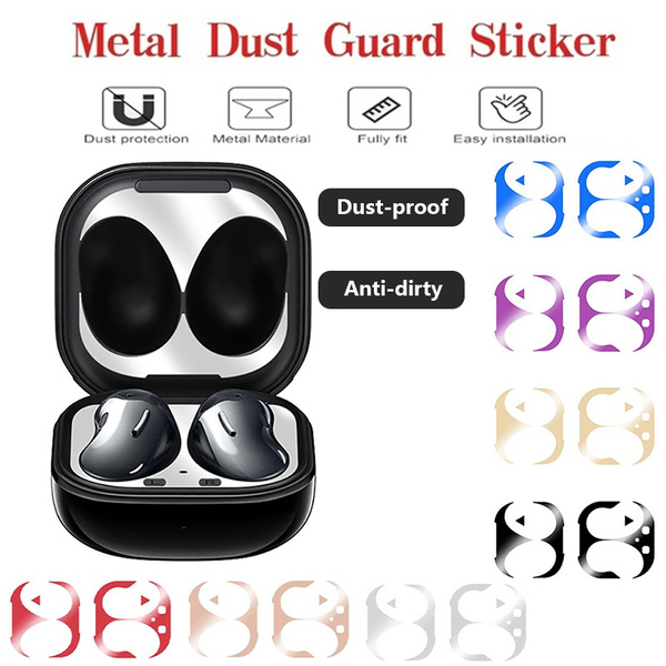 Dust-proof Guard Metal Protective Sticker Decal for Samsung Galaxy Buds Earphone 