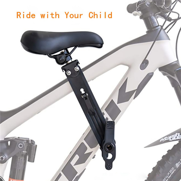 Top tube store child seat