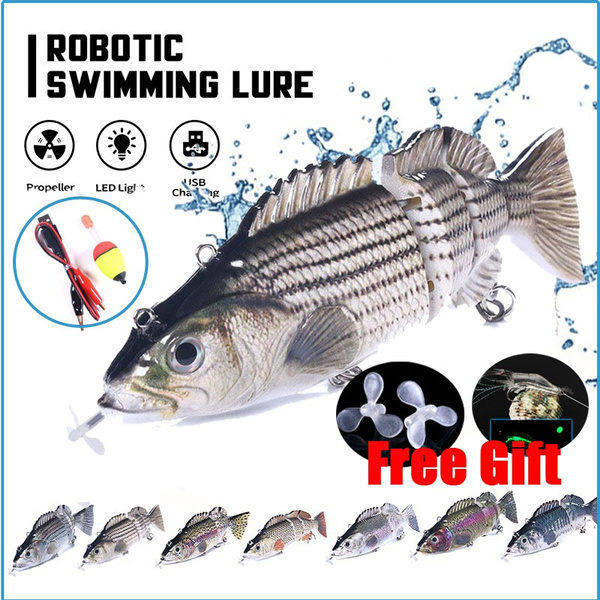 5.12inch/13cm Robotic Fishing Lures Multi Jointed 4 Segments