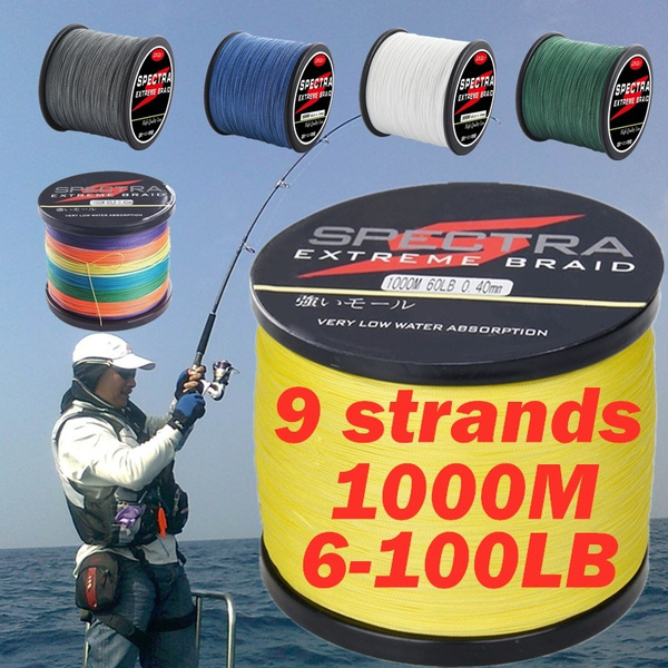 Super Power Series 300m 500m 1000m 9 Strand 6-100LB Braided