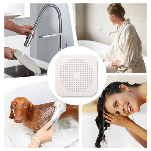 Waste Sink Strainer Hair Filter - Drain Hair Catcher,Shower Drain Hair  Trap,Kitchen Sink Drain Hair Stopper,Water Trap Cover
