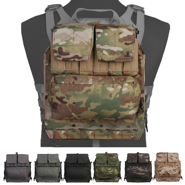 Tactical Zipper Panel Back Pack Bag 500D For CPC/AVS/JPC 2.0 Vest 