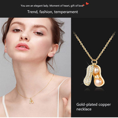 clavicle  chain, pendantwithzircon, Fashion, Jewelry